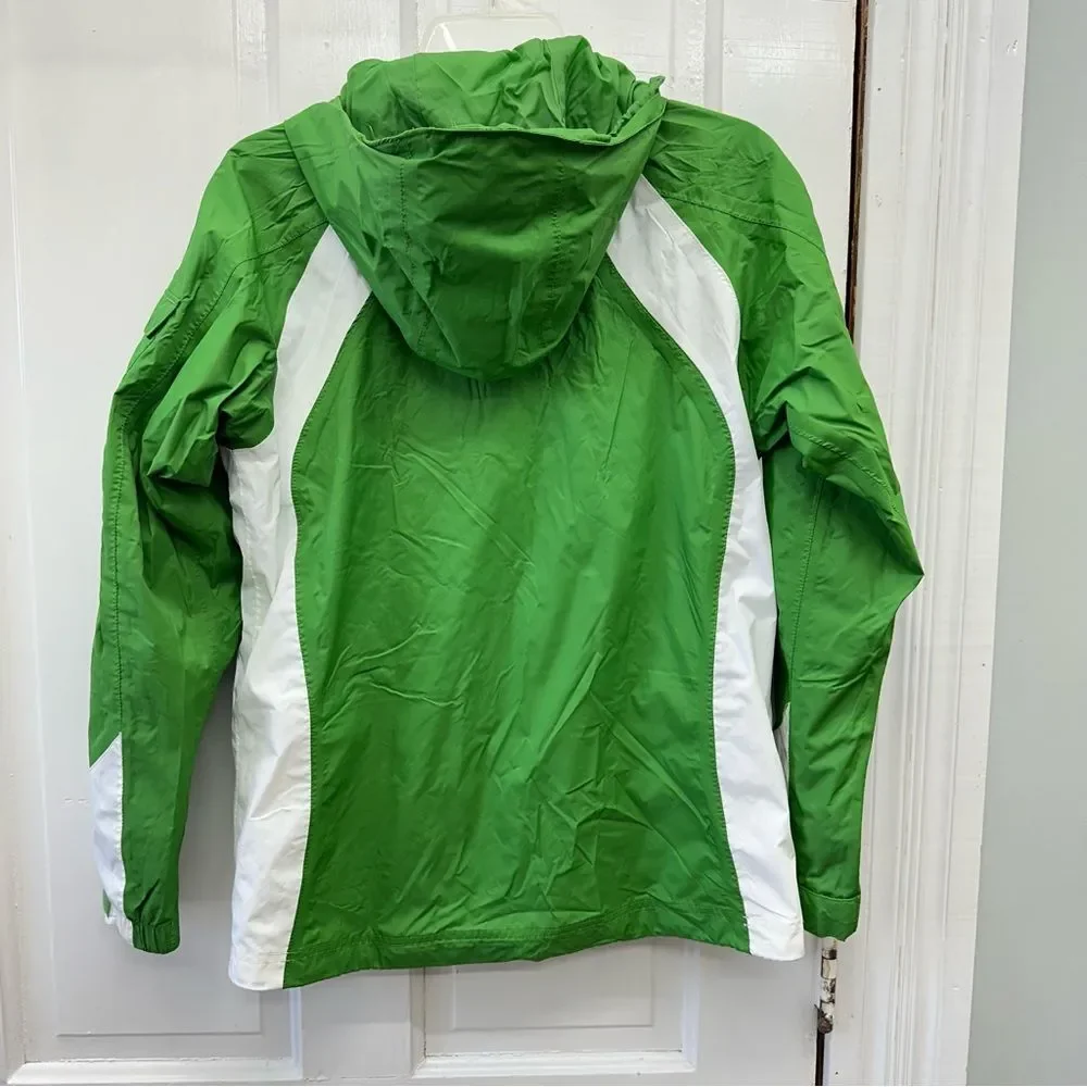 Columbia Omni-tech waterproof breathable hooded rain jacket coat women's small. - Picture 6 of 9